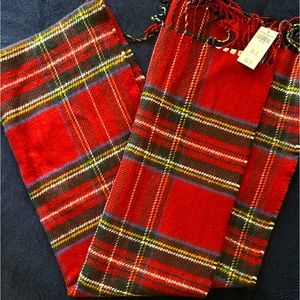 Abercrombie & Fitch Plaid Blanket Scarf